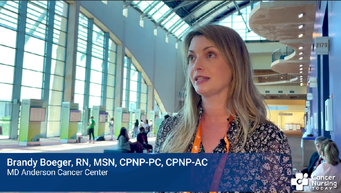 Brandy Boeger Discusses Adolescent and Young Adult Cancer at ONS 2023