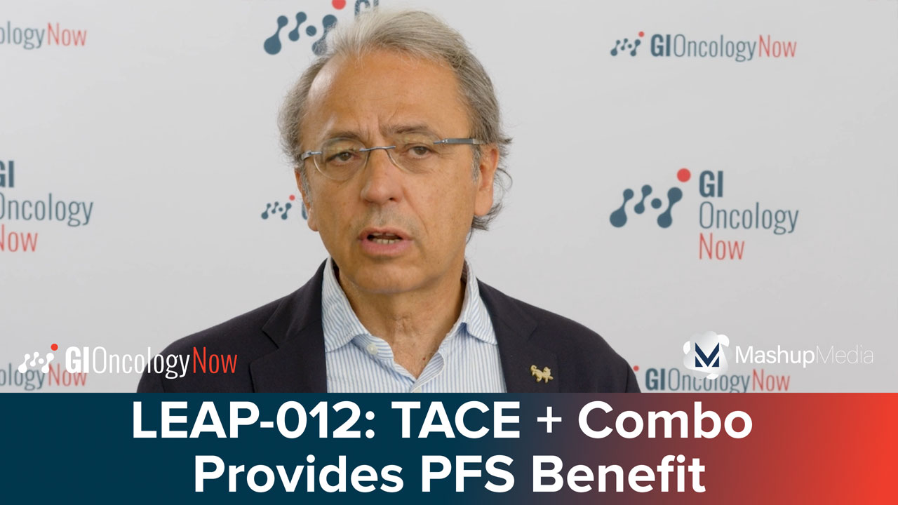 LEAP-012: PFS Benefit With Pembrolizumab, Levatinib, and TACE vs TACE Alone