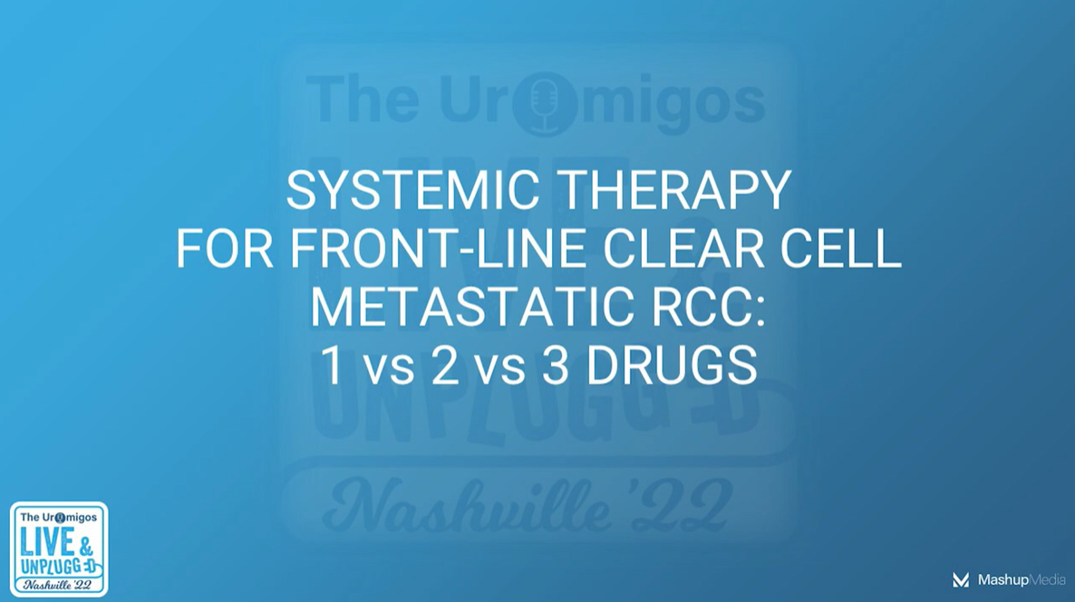 The Uromigos: Frontline Therapy in RCC